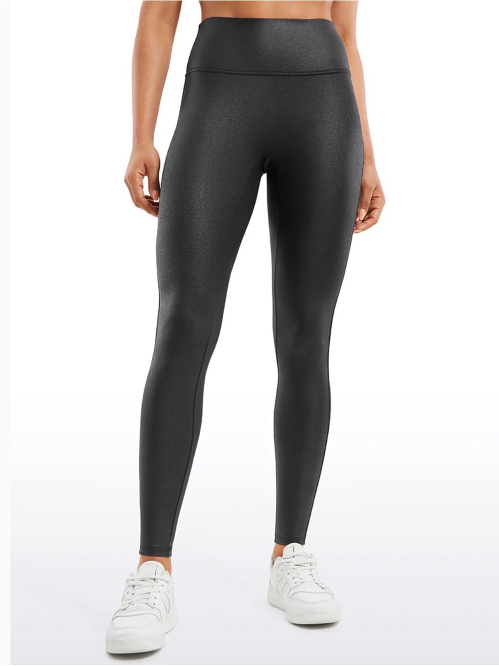 NWT | CRZ YOGA Faux Leather No Front Seam Legging | Size Med (8/10)
